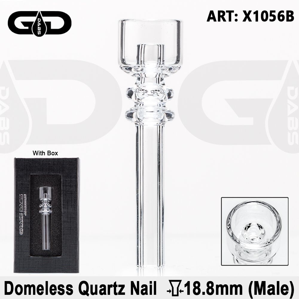Grace Glass | Domeless Quartz Nail For Oil BongsSG:18.8mm (male)