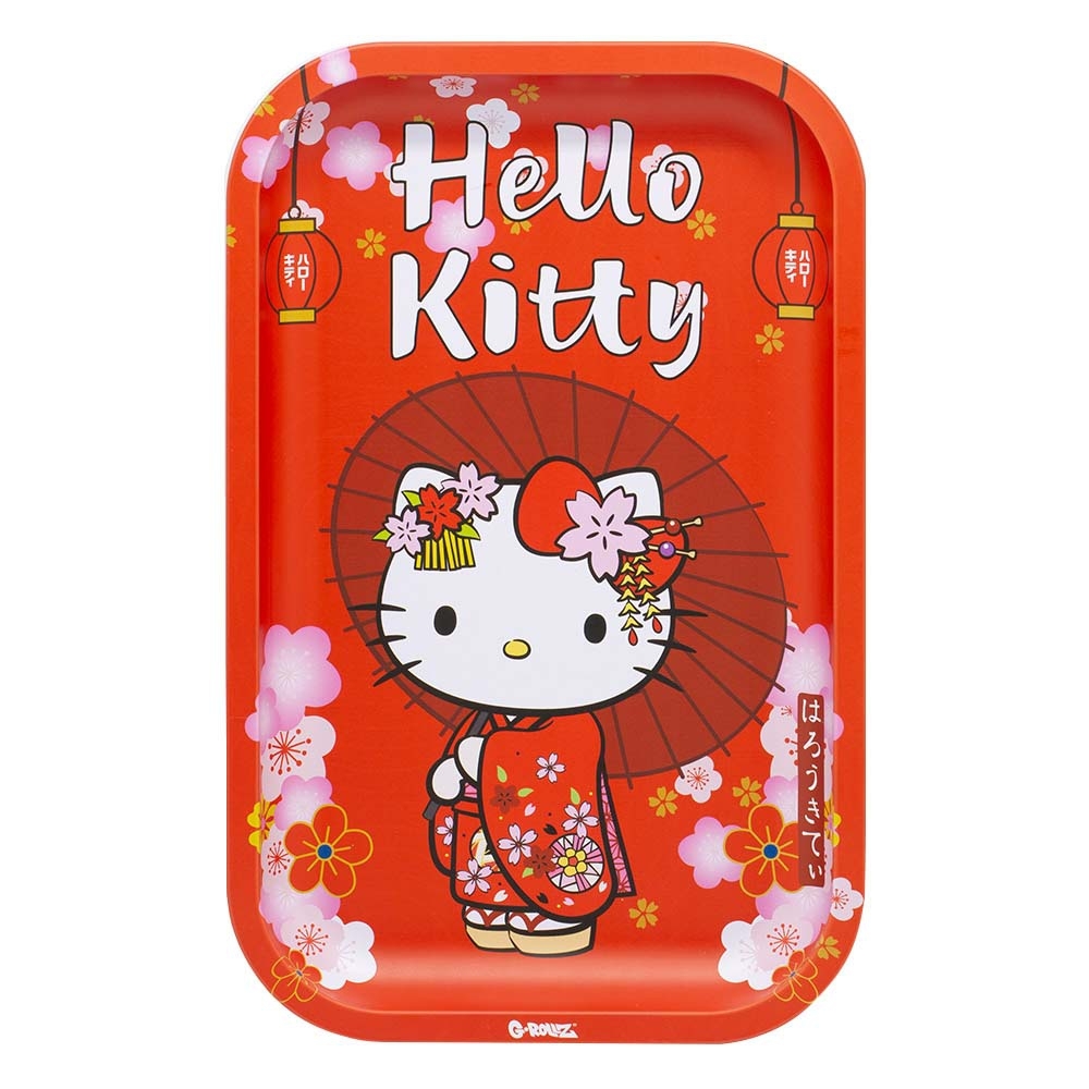 G-Rollz | Hello KittyTM  - kitchen tray - 'Red Kimono' - 17.5 x 27.5cm