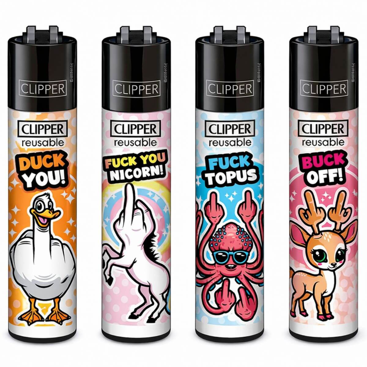 Clipper | lighters - 'Fuck You Animals'