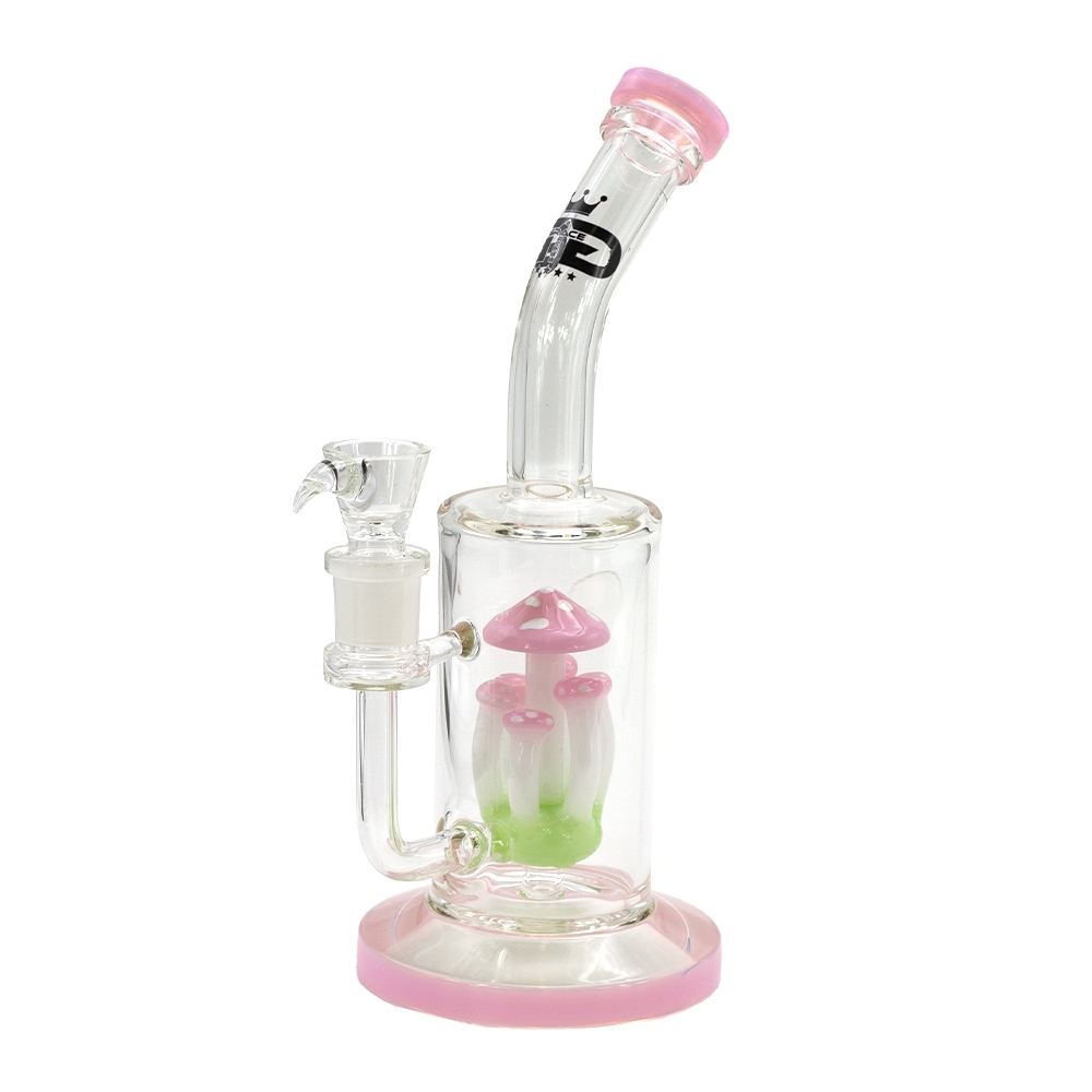 Grace Glass | percolator bong - pink mushroom - H:36cm