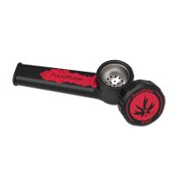 'PieceMaker' 'Karma' Silicone Hand Pipe - Black