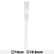 Klaasist adapter - Kaha: 18,8mm - Pikkus: 14cm