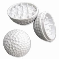 Golfball Grinder Plain White 2 parts