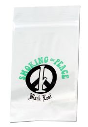'Black Leaf' 'Smoking for Peace' Zip Bags