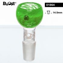 Boost | Fumed Glass Bowl- Green- SG:14.5mm