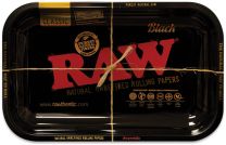 RAW Black Metal Rolling Tray Large