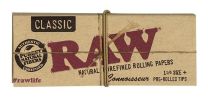 Raw Connoisseur 1 1/4 + Prerolled Tips