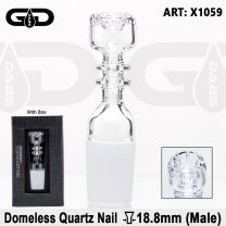 Grace Glass | Domeless Quartz nail for oil bongs - SG:18.8mm (male)