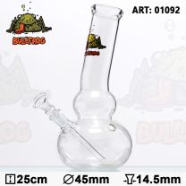 Bullfrog | Glass Bong - H:25cm - Ø:45mm - Socket:14.5mm