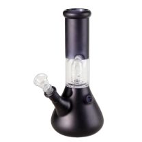 Ice Bong with Dome Percolator - Black