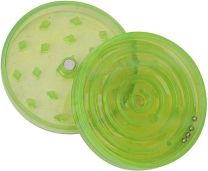 Plastikust grinder mänguga - Ø 52 mm, 2-osaline - roheline