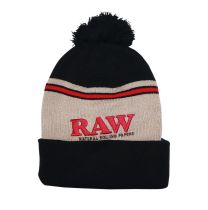 Rolling Papers x RAW winter hat Pruun