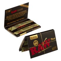 RAW Black Single Wide double rolling papers