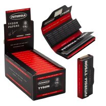 Futurola | Tyson 2.0 Unbleached rolling papers 1 1/4 Size + Tips
