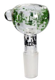 Klaasist bongi kauss - 3-4mm auk - roheline - 14.5mm