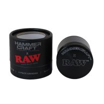RAW | aluminium grinder - Hammer Craft - 4-parts - 50mm - black