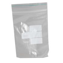 Zip bags with strain info - clear - 70x100mm