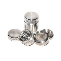 Aluminium CNC grinder- 4-part  - 30mm - grey