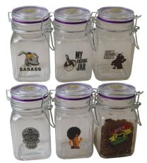 Juicy glass jar - 280ml/various designs