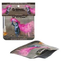 G-Rollz | Banksy's Graffiti 'Torchboy' 70x60mm Smellproof Bags - 10pcs