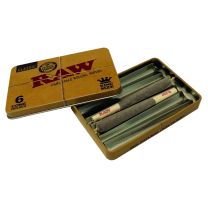RAW Tin Case for 6 King Size Cones