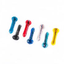 Spiral Glass Pipes - Solid colors