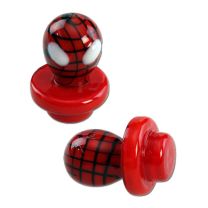 Glass Carb Cap 'Spider Man'