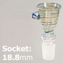 Color Changing Glass Bowl Socket:18.8mm