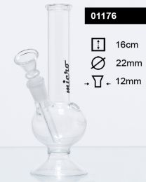 Micro Bouncer Glass Bong -H:16cm- Ø:22mm- Socket:12mm