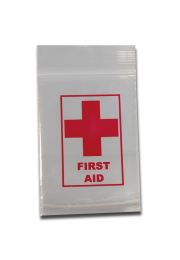 Zip Bags 'First Aid' - 40x60mm - 100pcs
