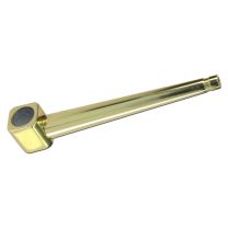 Metallpiip - Roller - kuldne - 97mm