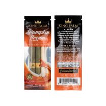 King Palm | 2 Mini palmilehest sigarihülsi – 'Pumpkin Cream'