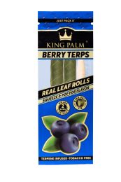 King Palm | 2 Slim palmilehest sigarihülsi – 'Berry Terps'