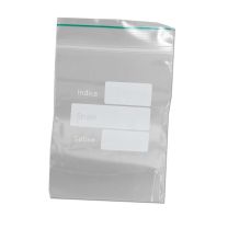 Zip Bags clear with strain info - 60x80mm