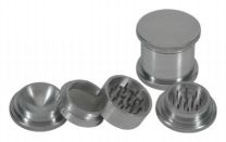 Aluminium  4-part grinder - Ø 55mm - grey