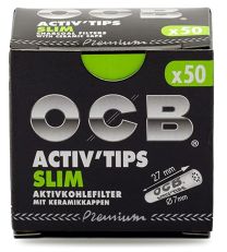 OCB | aktiivsöe filtrid - Slim - 7mm - 50tk