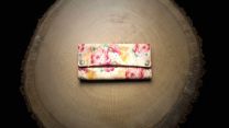Tobacco Pouch “Summer Flower” Faux Leather
