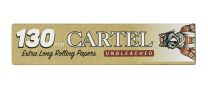 Cartel Extra Long Papers Unbleached 130 mm 32 leaves + 32 Tips