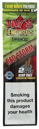 Juicy Jay's Hemp Terp Wraps - Red Storm sigarihülsid 2tk 